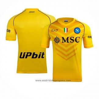 Tailandia Camiseta Napoli Portero 2023-2024 Amarillo