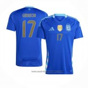 Camiseta Argentina Jugador Garnacho 2ª Equipacion del 2024