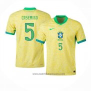 Camiseta Brasil Jugador Casemiro 1ª Equipacion del 2024