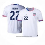 Camiseta Estados Unidos Jugador Yedlin 1ª Equipacion del 2024