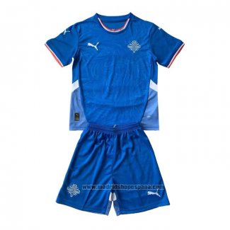 Camiseta Islandia 1ª Equipacion del Nino 2024