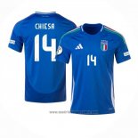 Camiseta Italia Jugador Chiesa 1ª Equipacion del 2024-2025
