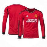 Camiseta Manchester United 1ª Equipacion del Manga Larga 2023-2024