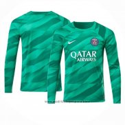Camiseta Paris Saint-Germain Portero Manga Larga 2023-2024 Verde