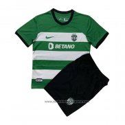 Camiseta Sporting 1ª Equipacion del Nino 2023-2024