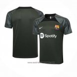 Camiseta de Entrenamiento Barcelona 2023-2024 Verde Oscuro