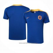Camiseta de Entrenamiento Paises Bajos 2024-2025 Azul