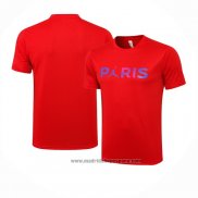 Camiseta de Entrenamiento Paris Saint-Germain Jordan 2021-2022 Rojo