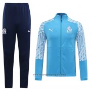 Chandal de Chaqueta del Olympique Marsella Nino 2020-2021 Azul