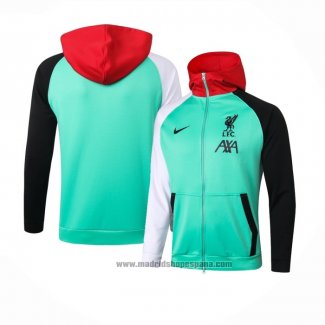 Chaqueta con Capucha del Liverpool 2020-2021 Verde