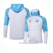 Chaqueta con Capucha del Manchester City 2021 Blanco