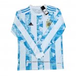 Camiseta Argentina 1ª Equipacion del Manga Larga 2021