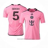 Camiseta Inter Miami Jugador Sergio 1ª Equipacion del 2024