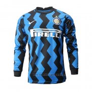 Camiseta 1ª Equipacion del Inter Milan Manga Larga 2020-2021
