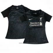 Camiseta Liverpool Portero Mujer 2020-2021 Negro