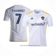 Camiseta Los Angeles Galaxy Jugador Fagundez 1ª Equipacion del 2024-2025