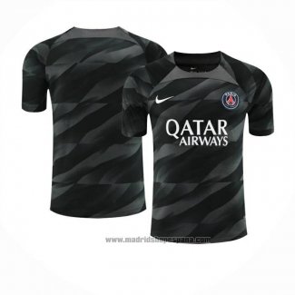 Camiseta Paris Saint-Germain Portero 2023-2024 Negro