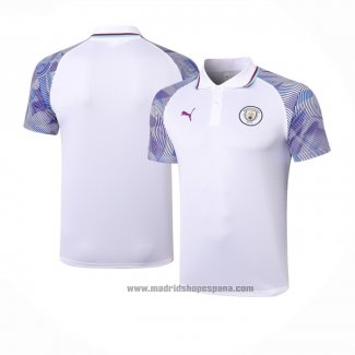 Camiseta Polo del Manchester City 2020-2021 Blanco