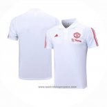 Camiseta Polo del Manchester United 202023-2024 Blanco