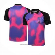 Camiseta Polo del Paris Saint-Germain 2021-2022 Purpura
