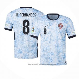 Camiseta Portugal Jugador B.Fernandes 2ª Equipacion del 2024