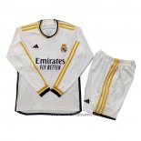 Camiseta Real Madrid 1ª Equipacion del Nino Manga Larga 2023-2024