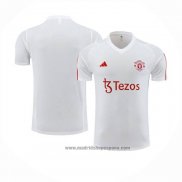 Camiseta de Entrenamiento Manchester United 2023-2024 Blanco