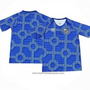 Camiseta de Entrenamiento Santos 2024-2025 Azul