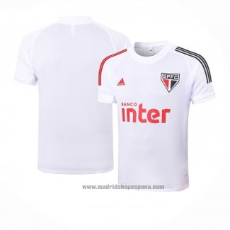 Camiseta de Entrenamiento Sao Paulo 2020-2021 Blanco