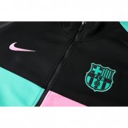 Chandal de Chaqueta del Barcelona 2020-2021 Rosa y Verde 54