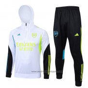 Chandal de Sudadera del Arsenal Nino 202023-2024 Blanco