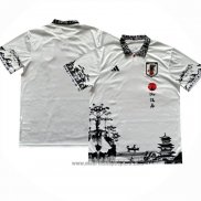 Tailandia Camiseta Japon Anime 2024-2025 Negro y Blanco