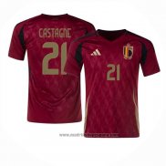 Camiseta Belgica Jugador Castagne 1ª Equipacion del 2024