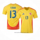 Camiseta Colombia Jugador Y.Mina 1ª Equipacion del 2024