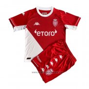 Camiseta Monaco 1ª Equipacion del Nino 2021-2022