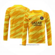 Camiseta Paris Saint-Germain Portero Manga Larga 2023-2024 Amarillo