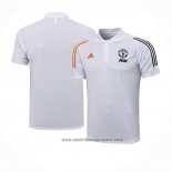 Camiseta Polo del Manchester United 2021-2022 Blanco