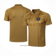 Camiseta Polo del Paris Saint-Germain 2021-2022 Oro