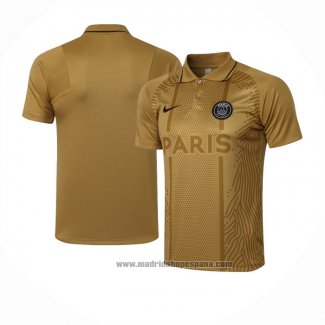 Camiseta Polo del Paris Saint-Germain 2021-2022 Oro