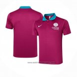 Camiseta Polo del Paris Saint-Germain 2024-2025 Purpura