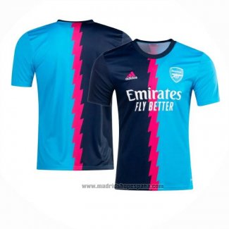 Camiseta Pre Partido del Arsenal 2023 Azul