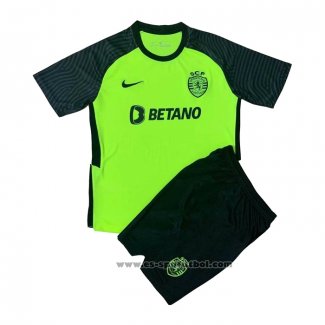 Camiseta Sporting 2ª Equipacion del Nino 2021-2022