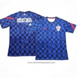 Camiseta de Entrenamiento Croacia 2021 Azul