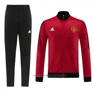 Chandal de Chaqueta del Manchester United 202023-2024 Rojo