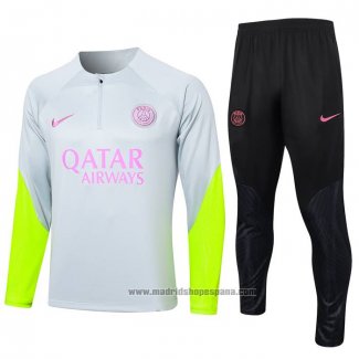 Chandal de Sudadera del Paris Saint-Germain Nino 202023-2024 Gris