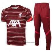 Chandal del Liverpool Manga Corta 2021-2022 Rojo