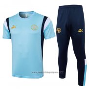 Chandal del Manchester City Manga Corta 202023-2024 Azul