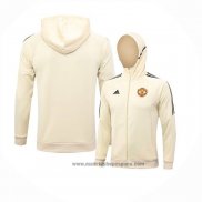 Chaqueta con Capucha del Manchester United 2023-2024 Amarillo