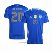 Camiseta Argentina Jugador Mac Allister 2ª Equipacion del 2024