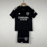 Camiseta Arsenal Portero Nino 2023-2024 Negro